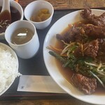 レバニラ定食 kei楽 - 