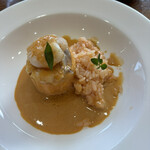 フルールド・オリーヴ カンパーニュ - 死ぬ気で食べた海老のムース笑