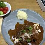 フルールド・オリーヴ カンパーニュ - シェフにトロトロ煮を教わったオタツ作赤ワイン煮