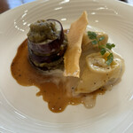 フルールド・オリーヴ カンパーニュ - 茄子が綺麗ラビオリ素敵