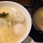 麺屋海神 新宿店 - あら炊き塩らぁめん へしこ茶漬け