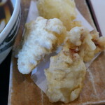 手打うどん 長谷沼 - とり天