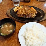 ぐりる スズコウ - ライスと味噌汁つき