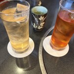 白鳥 甲羅本店 - サービスのソフトドリンク