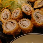 とんとん拍子 - ロースの梅シソ巻き