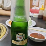 焼肉山吉 - 瓶のジンジャエール