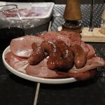 軽井沢デリカテッセン - ウインナー・バラエティセットを焼いた後