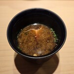 鮨 由う - 味噌汁