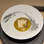 鮨 由う - 千葉県産 黒アワビ 肝ソース