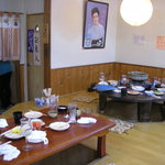 Yakitori Sakinoya - 奥の席とトイレ