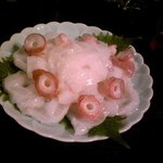 粥茶屋 写楽 - 塩とゆずで頂くタコ刺し