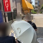 レバニラや金太郎 東京出張所 - 昼のディナー用整理券の行列