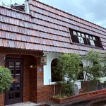 自家焙煎珈琲 蘭館 - 店舗前