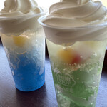 ミニストップ - ドリンク写真:涼しげなクリームソーダ風