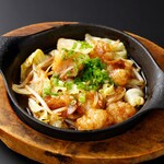 ホルモン鉄板焼き