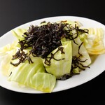 塩昆布キャベツ