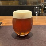 イル アオヤマ - 最初はビールでウオームアップ