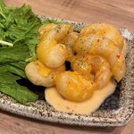 肉ト魚 大衆酒場 ひとめぼれ - ぷりっぷりエビマヨ