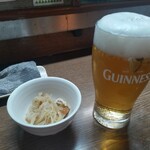 味の蔵どんつく - ノンアルコールビールとお通し