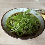 酒庵 田なか - セリそば（冷）950円