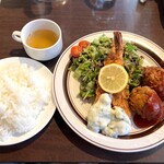 グリルトミー  - 料理写真:スペシャルチョイスセット、ライス大盛り（税込1,480円）