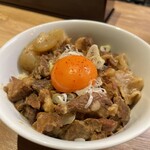 自家製麺 つきよみ - どて焼き丼