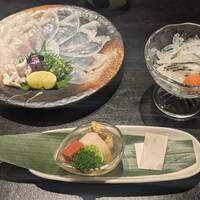 泳ぎとらふぐ活蟹料理 あじ平 曽根崎 - 