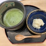 鮨 まえざわ - お芋のアイスクリーム