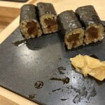 鮨 まえざわ - かんぴょう巻き