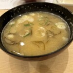 鮨 まえざわ - あら汁