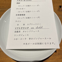 FISH - 飲み放題メニュー