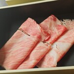 京都つゆしゃぶCHIRIRI - つゆしゃぶ 近江牛肩ロース