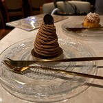 Dining Cafe Meets - ↑モンブラン　栗かん濃くて好きです