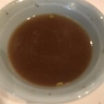 中華つけ蕎麦 でき心 - スープ割