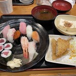 すし旬 久屋店 - すし定食(上)/1,150円