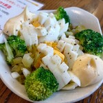 わ楽 - タルタル❤️サラダ(自分で混ぜ混ぜします)