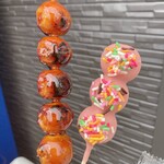 みたらしはっちゃん - 料理写真:みたらし団子＆チョコマントベリーベリー