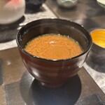 天ぷら 銀座おのでら - 味噌汁