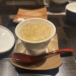 天ぷら 銀座おのでら - 冷製茶碗蒸し