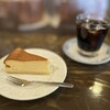 ヴェルデ - 料理写真:アイスコーヒー＆ベイクドチーズケーキ