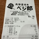 肉野菜炒め ベジ郎 - 