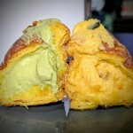 UNI COFFEE ROASTERY ららぽーと海老名店 - パンプキン　ピスタチオ　断面