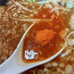 幸楽苑 - 唐辛子投下