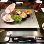 粋松亭 - 先付け。