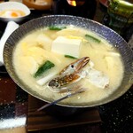粋松亭 - 朝のお味噌汁。