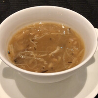 スーツァン・レストラン陳 渋谷店 - スープ　帆立の貝柱の出汁がおいしい　今回はこれが一番印象に残りました