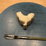 酉囃子 - レアチーズケーキ、可愛すぎ♡