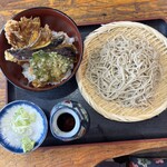 奥藤 - 料理写真:天丼もりそばセットA