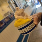 ラ ドッピエッタ - 2025/9/21 ランチで利用。ジェラート ダブル700円)