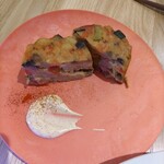 8go - 代替卵の野菜オムレツ